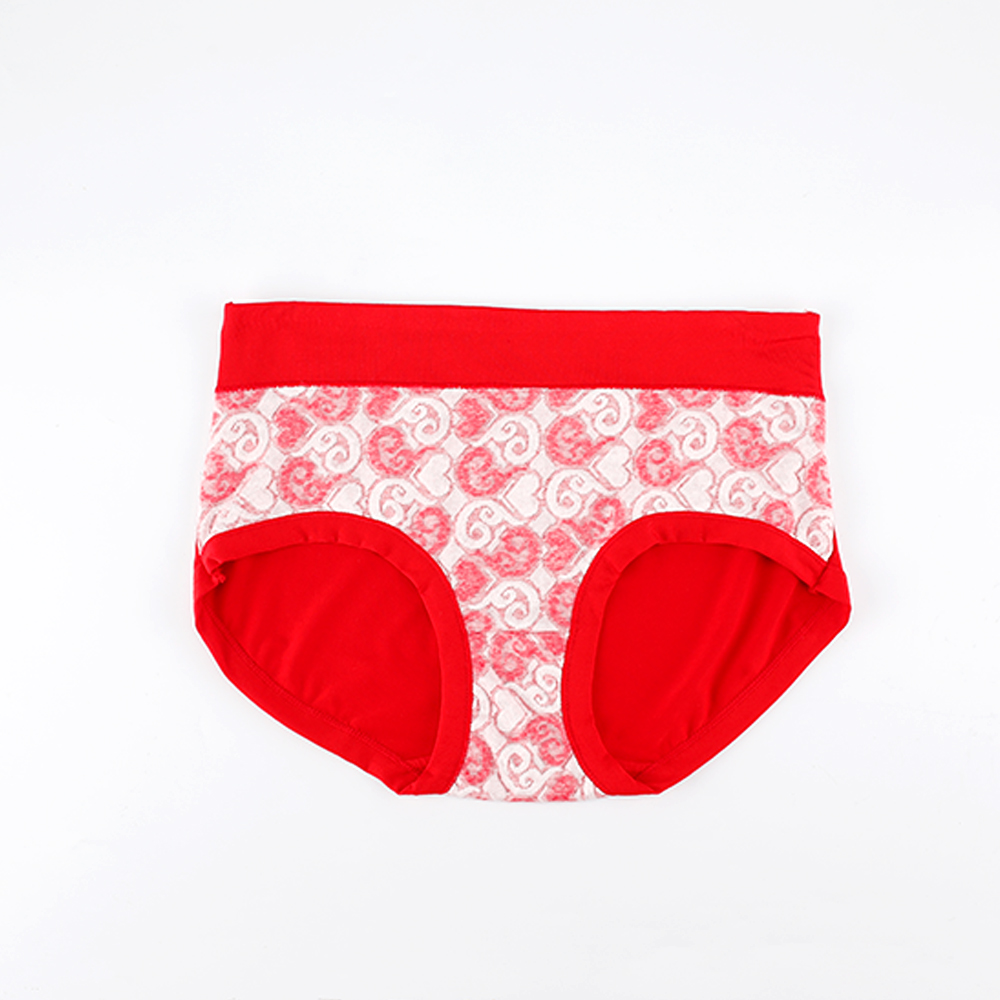 Wholesale High Quality Soft Comfy Women Brief Boxers Fashionable Jacquard Panties 2024 New Design Underpants for Lady