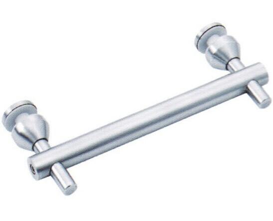 Stainless steel Handrail bracket glass to glass RS335, Finishing satin or mirror