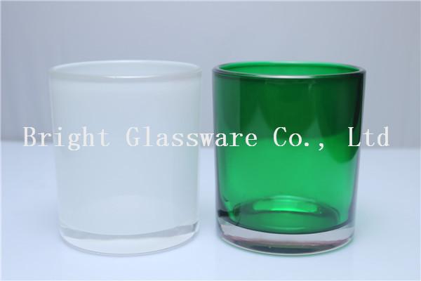 Colorful Press Glass Candle Holder With Cheap price