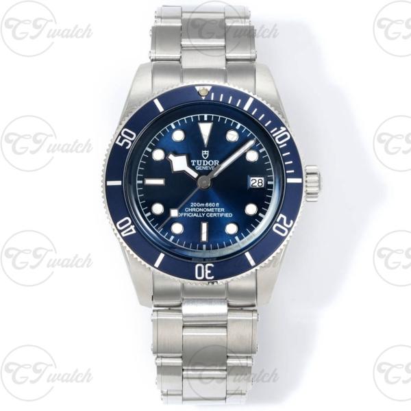Tudor Black Bay 41mm Automatic Stainless Steel Watch Blue Dial Blue Bezel