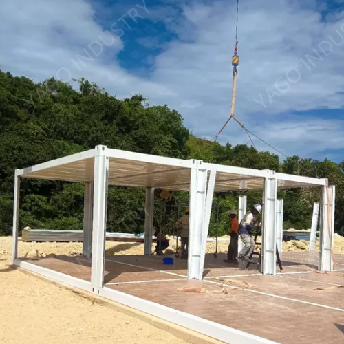 On Site Modular Accommodation Units Collapsible Container Homes
