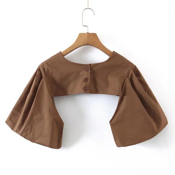 Футболка винтажной старшей светлой роскошной фальшивки темного Брауна костюма слинга темперамента двухкусочная