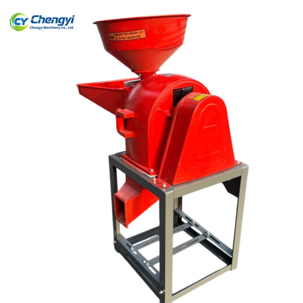 Durable Iron Crusher Grinder 100-150kg/h Capacity 220V Motor Feed Grinder Pulverizer Machine