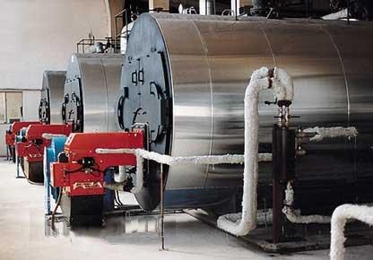 Corrugated Furnace Oil Fired Steam Boiler , High Efficiency Natural Gas Steam Boiler