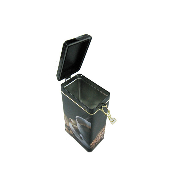 Rectangular Coffee Tea Tin Can Metal Coffee Tin Can Airtight Coffee Tins Wholesale