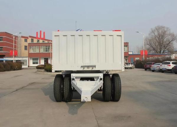 1310mm Wheel Base Heavy Duty Cargo Timber Transport Draw Bar Full Trailer for Loading