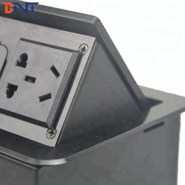 BNT Pop up Electric Desktop Socket with USB Charger for Training Room BP520