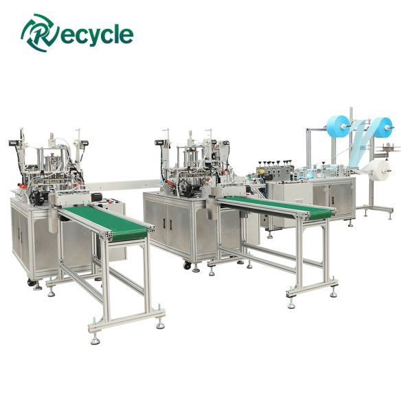 Face Mask Making Machine Fully Automatic KF94 Mask Packing Machine 6375*2600*1650