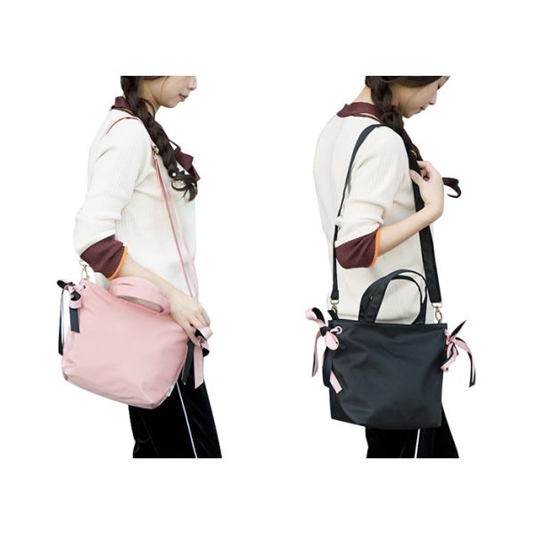 Popular Womens Tote Bags , Polyester Shoulder Bag Bow Tie Western Style