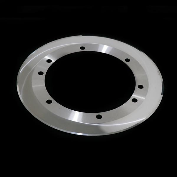 High Hardness Circular Slitter Blades , Carbide Paper Core Cutting Blade YG13X
