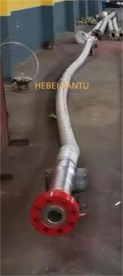 3 1/16” flanged, 10000 psi Coflexip hose API 16C for choke line with stainless steel protective flexible cover