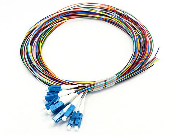 12 Color Fiber Optic Cable Pigtail Set Singlemode G652D G657A1 LCUPC SM Simplex