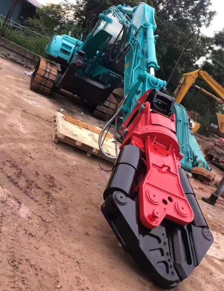 Cut Depth 650mm Hydraulic Shear For Excavator With Cutter Demolition Files