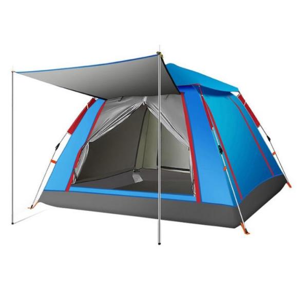 Outdoor 4 Person Camping Tent Easy Installation , Instant Set Up Family Camping Tent