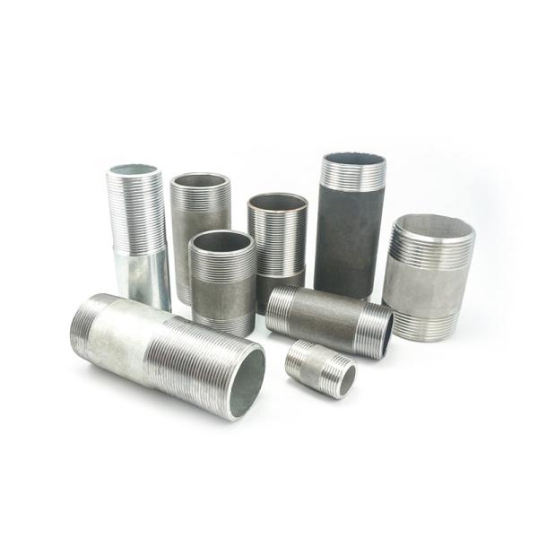 2 Inch Galvanised Carbon Steel Nipple Steel Water Pipe Fittings Casting Technics