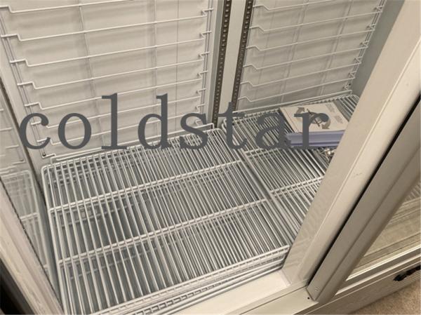 Supermarket Equipment Air Cooling Display Glass Door Cooler Fridge Refrigerator