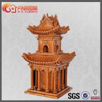 As construções telham a decoração chinesa do telhado de Ridge Ornaments Golden Small Gazebo