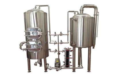 Manual Control Pilot Beer Brewing System Stainless Steel SUS304 Electric Heating