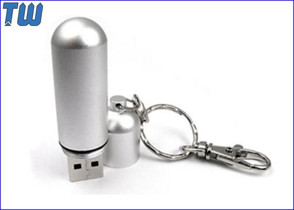 Personalized Branding Full Metal Cool Capsule 128GB Thumbdrive