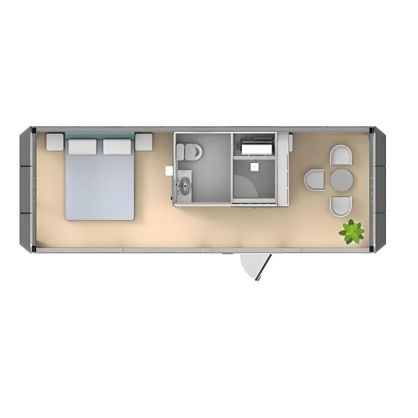 Modern Capsule Cabin House For Creative Apartments As Retreat Or Creative Office