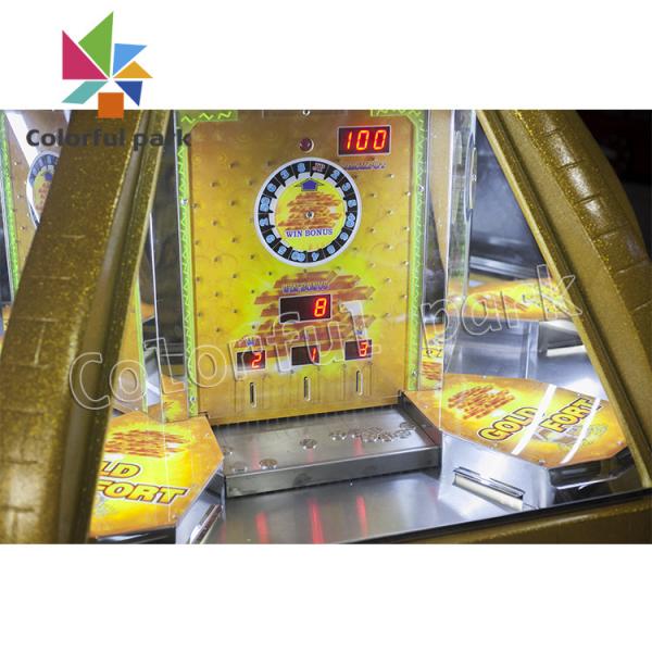 Gold Fort Arcade Coin Pusher With internal Bill Changer At Casino