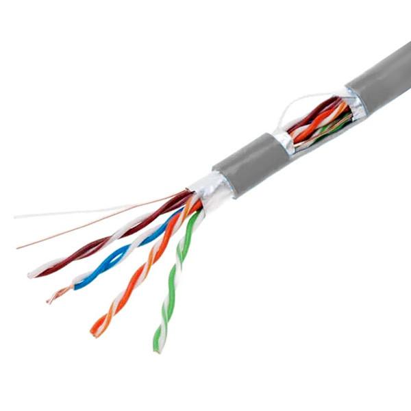 0.47mm Copper Grey Jacket 1000Ft Cat5e FTP LSZH Network Cable