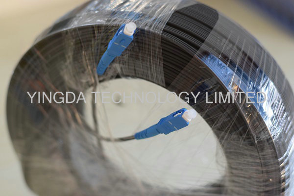 Белое волокно - оптические руководства заплаты с SC симплексным SM 200M IL<0.3dB соединителя FIC быстрым