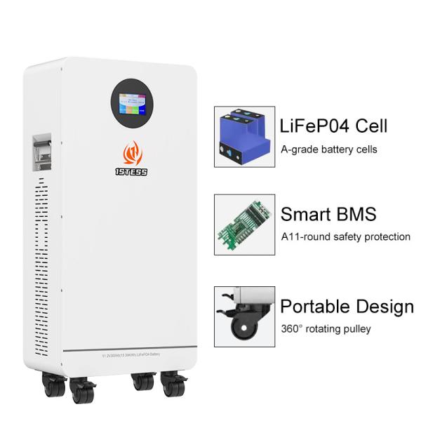 Short Circuit Protection 10.36kwh 51.2v 300ah Lifepo4 Battery for Home Energy Storage