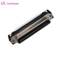 PWB femenino de Centronic 25Pairs 50 Pin Connector Right Angle con la cerradura del tablero