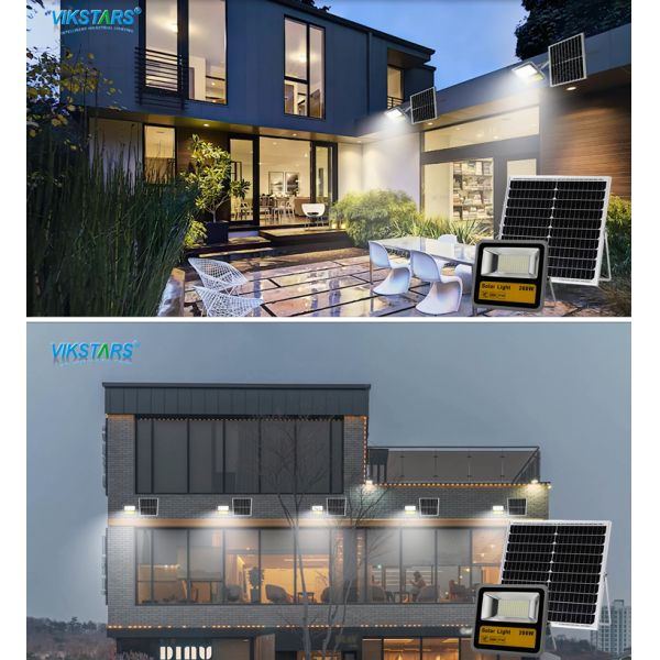 Установленный стеной свет потока 60 СИД солнечный/100/200w для здания парка сада