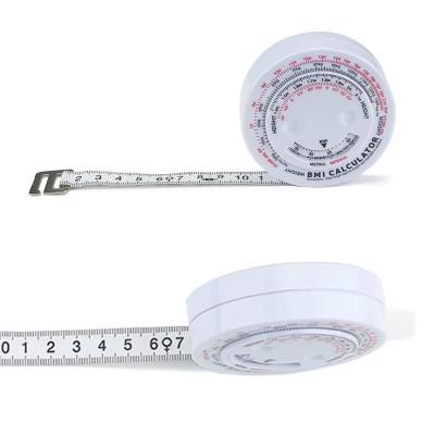 150cm BMI Body Retractable Tape For Diet Weight Loss Tape Measure Calculator Keep Your Beauty Body Ruler