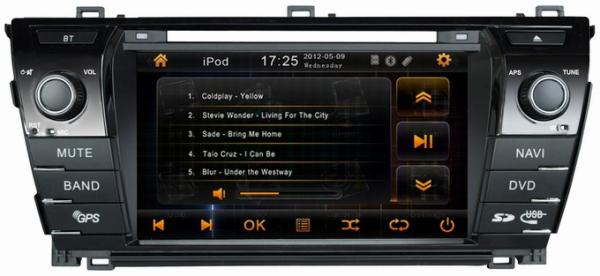 Ouchuangbo car stereos for Toyota Corolla 2014 with car gps systems OCB-7019
