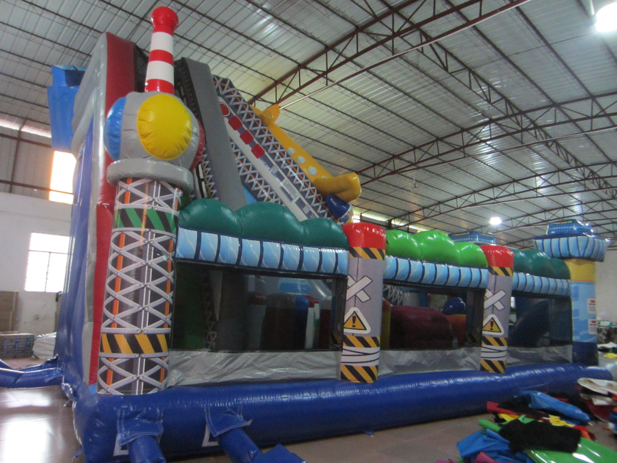 Водоустойчивый город потехи самолета тематический раздувной для детей с УЛ КЭ ЭН14960