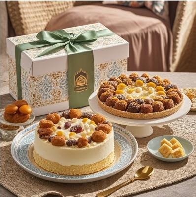 Luxury Customized Logo Baking Dessert Cake Packaging Paper Packaging Box Customized Cake Gift Box