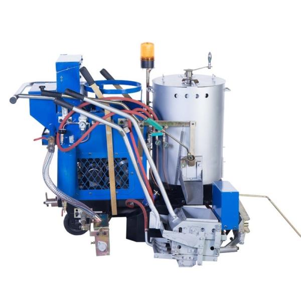 120L Paint Tank Thermoplastic Road Line Marking Machine Bulge Thickness 3-5mm Adjusted