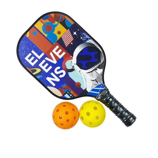 Durable Lightweight Graphite Pickleball Paddle Carbon Fiber UV Printing With Logo