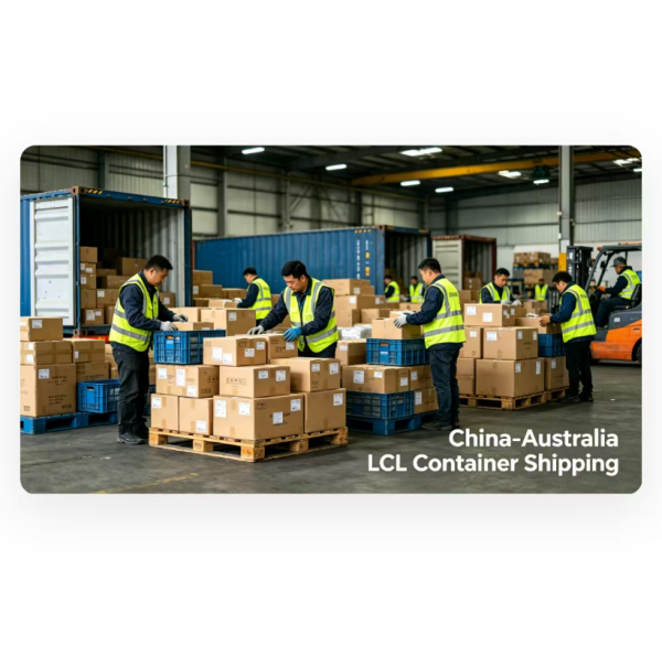 Cross Border Ocean LCL Container Shipping From China To Australia Sea Freight