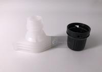 Casquillo material del canalón de la torsión de la categoría alimenticia para la bolsa de plástico, color blanco/del negro