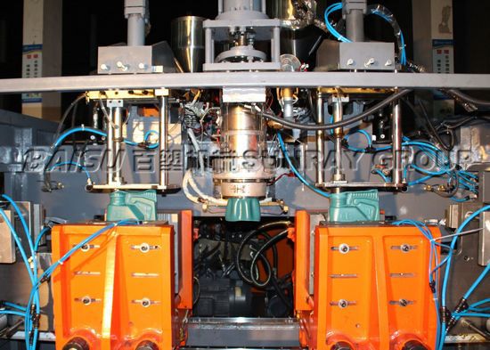 High Capacity 10 Litre Plastic Bottle Molding Machine Double Station Single Head SRB80D-1