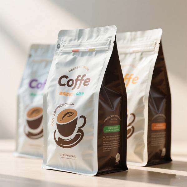 ​Premium Coffee Packaging Mylar Bag Aroma Lock Valve & 99% UV Light Blocking