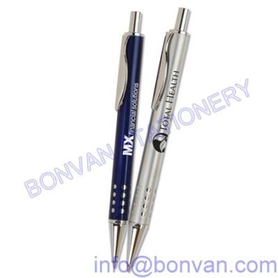 click promotional metal pen, click ball point pen,metal click ballpen