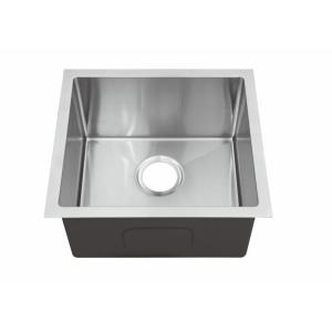 Revestimento luxuoso do cetim da banca da cozinha de aço inoxidável de um