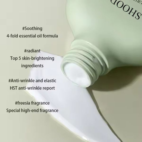 Loción orgánica hidratante profunda antiarrugas Hidratante Brillante Niacinamida Firmando la piel seca Loción corporal