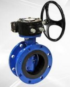 Flanged Resilient Sealing Stainless Steel / Ductile Iron Butterfly Valve 1.0MPa / 1.6MPa,SS304,316