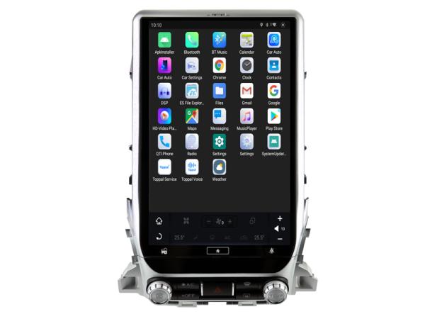 Tesla Vertical Android Screen For Toyota Land Cruiser 2016-2020 Car Multimedia Stereo GPS Carplay Player