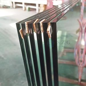 8mm 1/3 Inch Tempered Safety Glass High Strength For Shower Doors