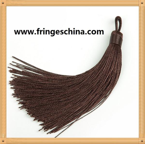 Fashion fluorescent mini tassels trimming fringe for pillow and graduation cap decoration