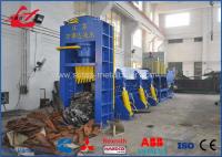 PLC Automatic Control Hydraulic Shear Baler For Waste Vehicles / Bikes
