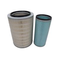 Cartucho de filtro de aire de equipo pesado para excavadora de motor