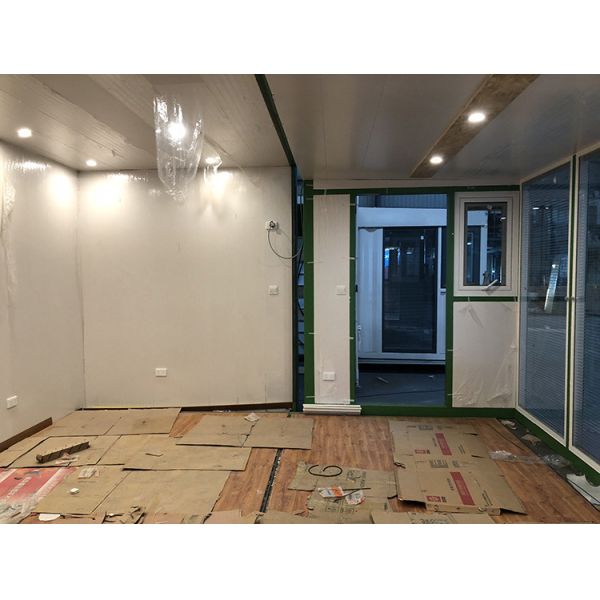 Expansion 20hc Steel Prefabricated Homes With Curtain